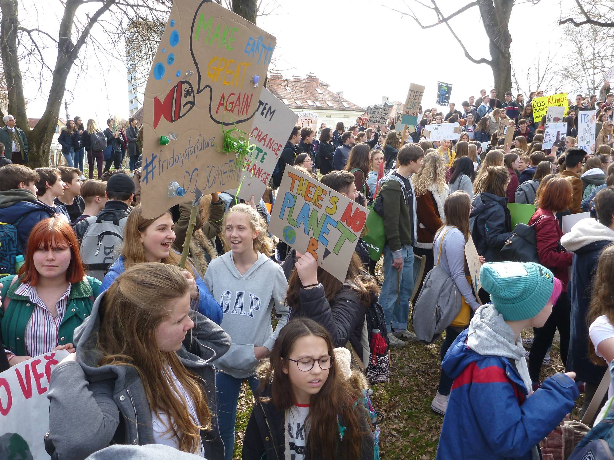 Fridays for Future on 2019-03-15 in Klagenfurt on Lake Wörthersee, Photo #6