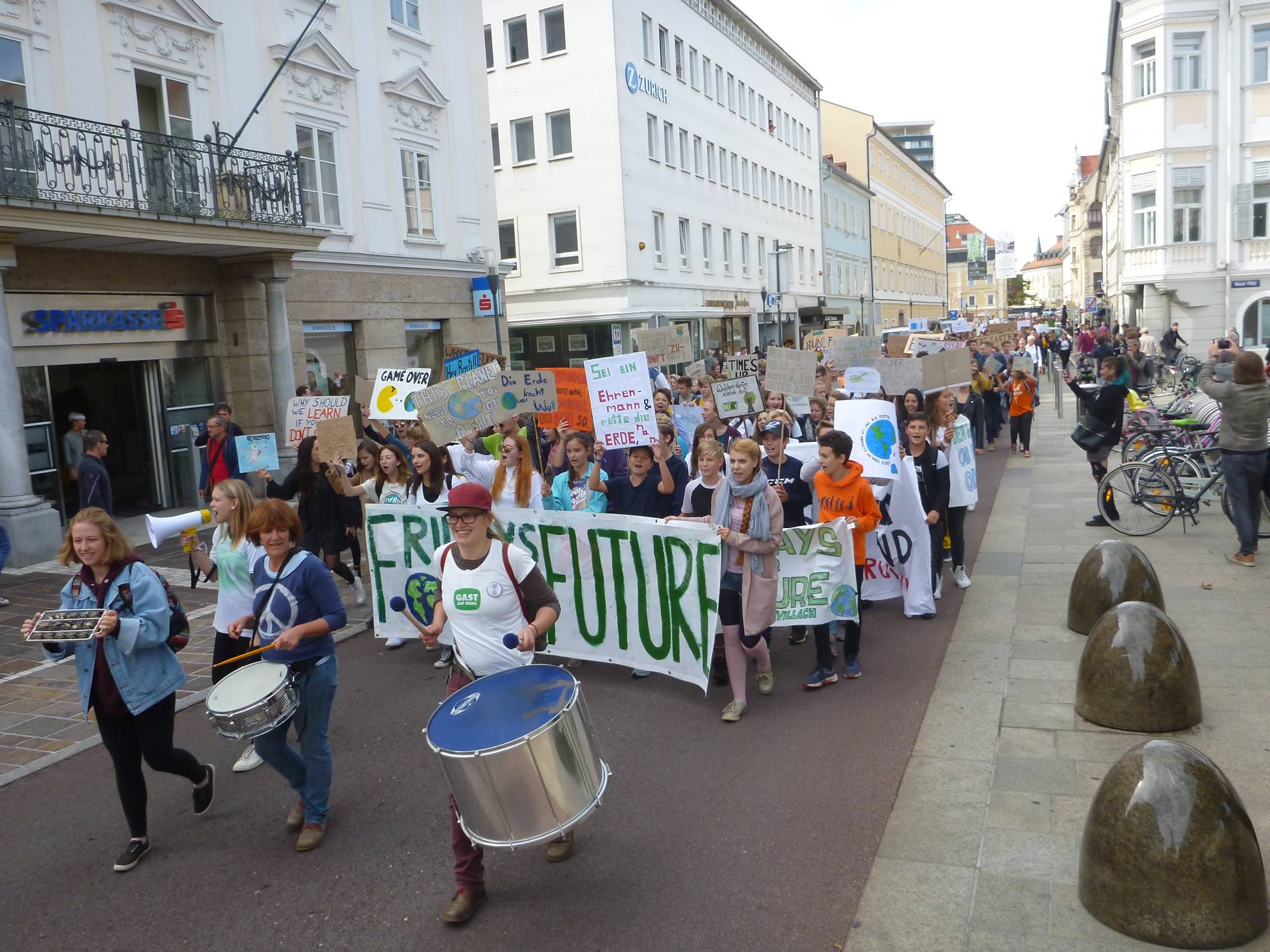 Fridays for Future on 2019-09-27 in Klagenfurt on Lake Wörthersee, Photo #1